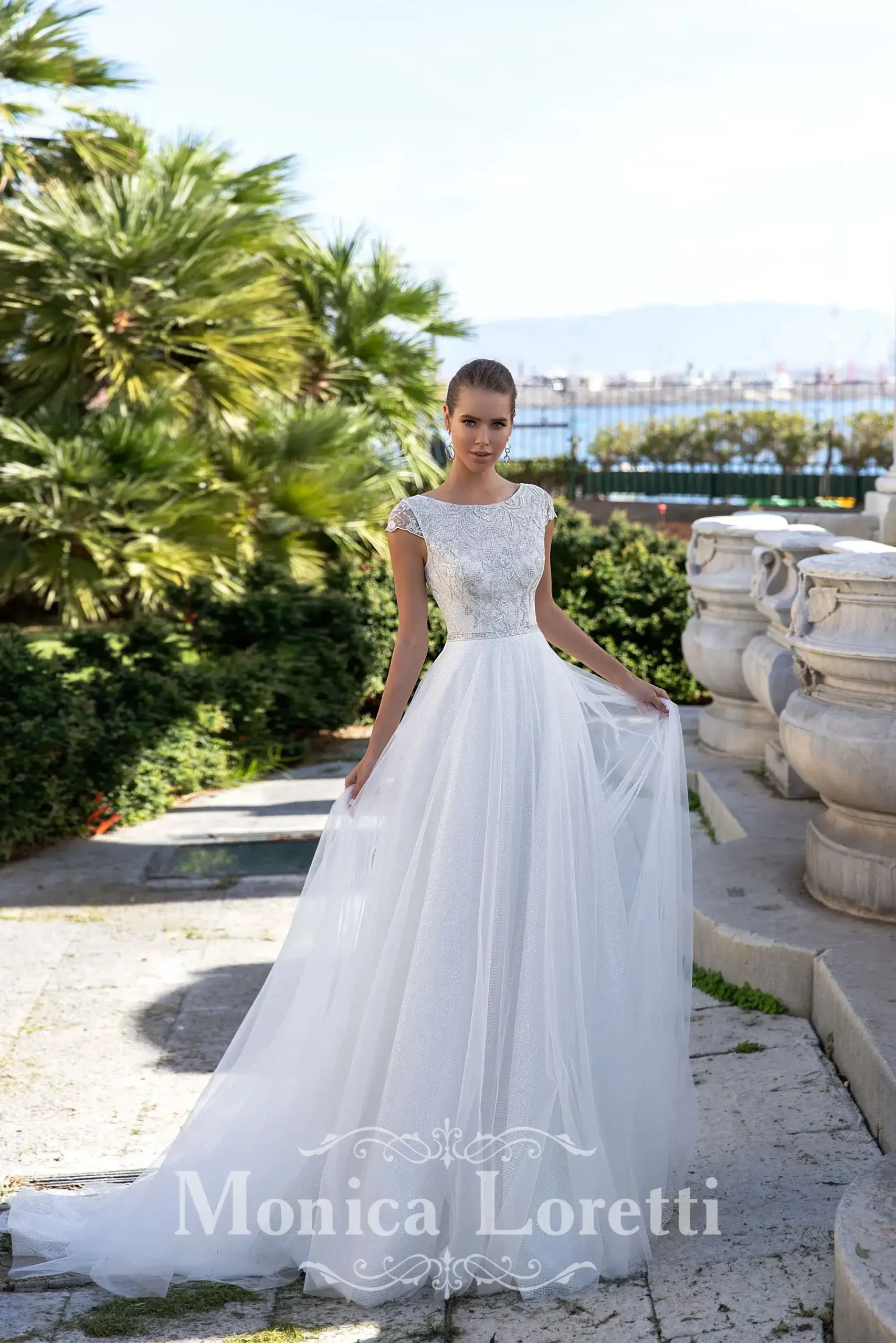 robe-de-mariée-romantique-boutique-mariage-pays basque-bayonne-bairritz-bardos-dentelle-paillettes-princesse-anderea